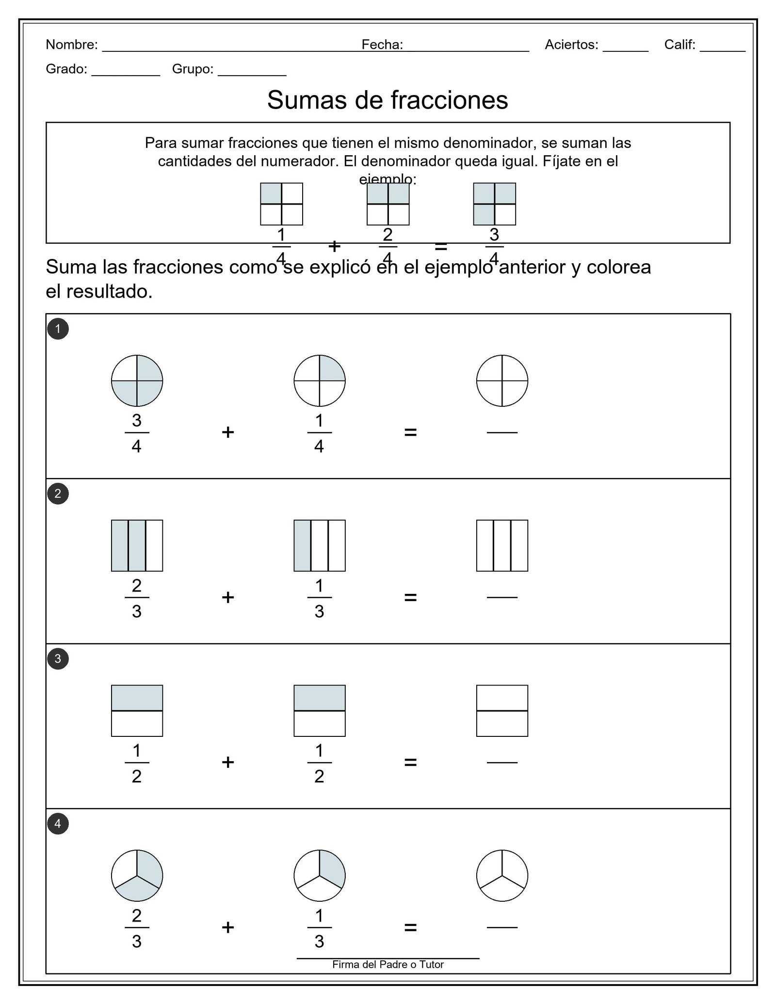 Ficha 61 Matemáticas